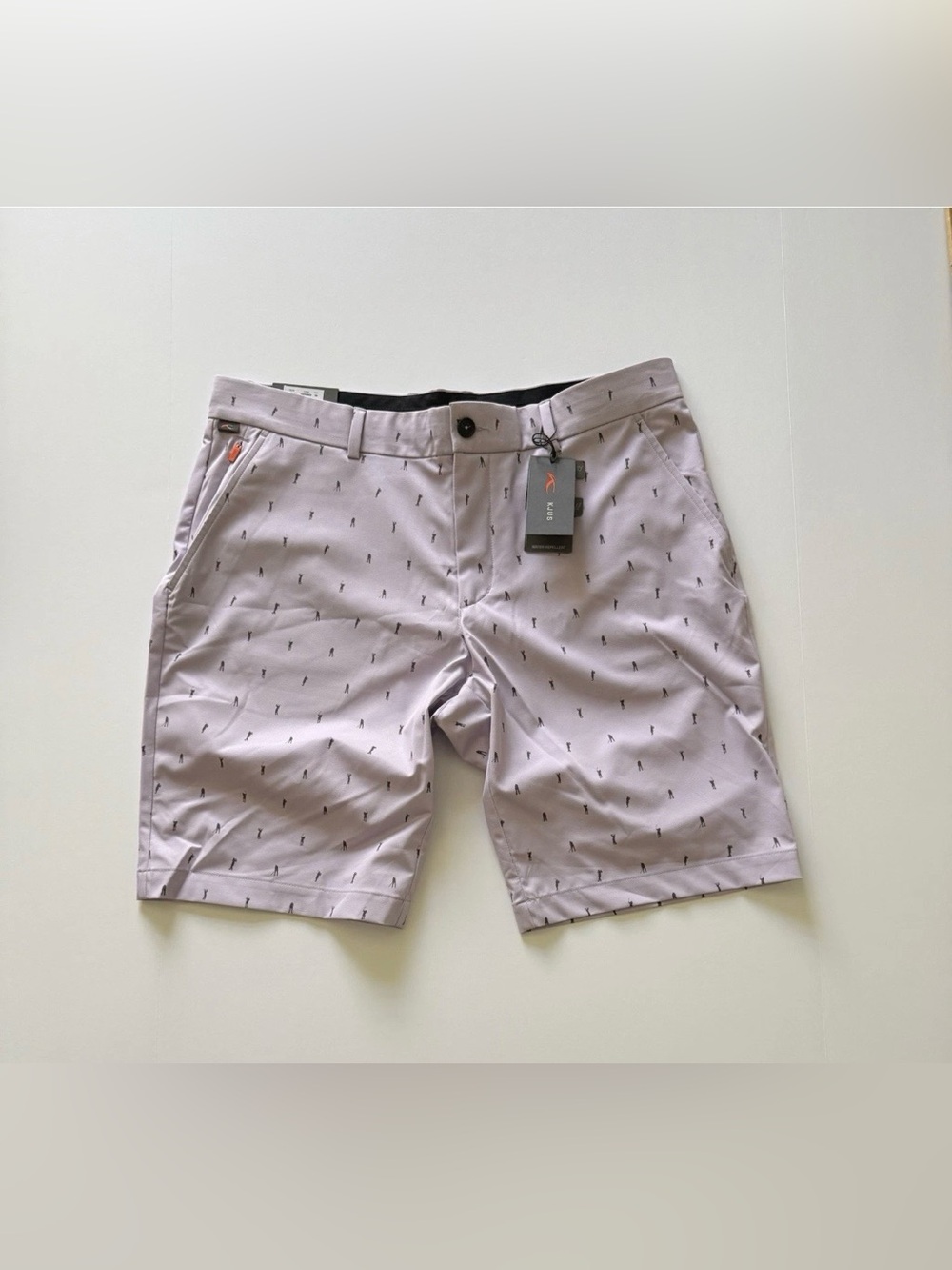 KJUS  Iver Printed 10" Golf Shorts Mens Size W36 Regular Fit All Over Print NWT